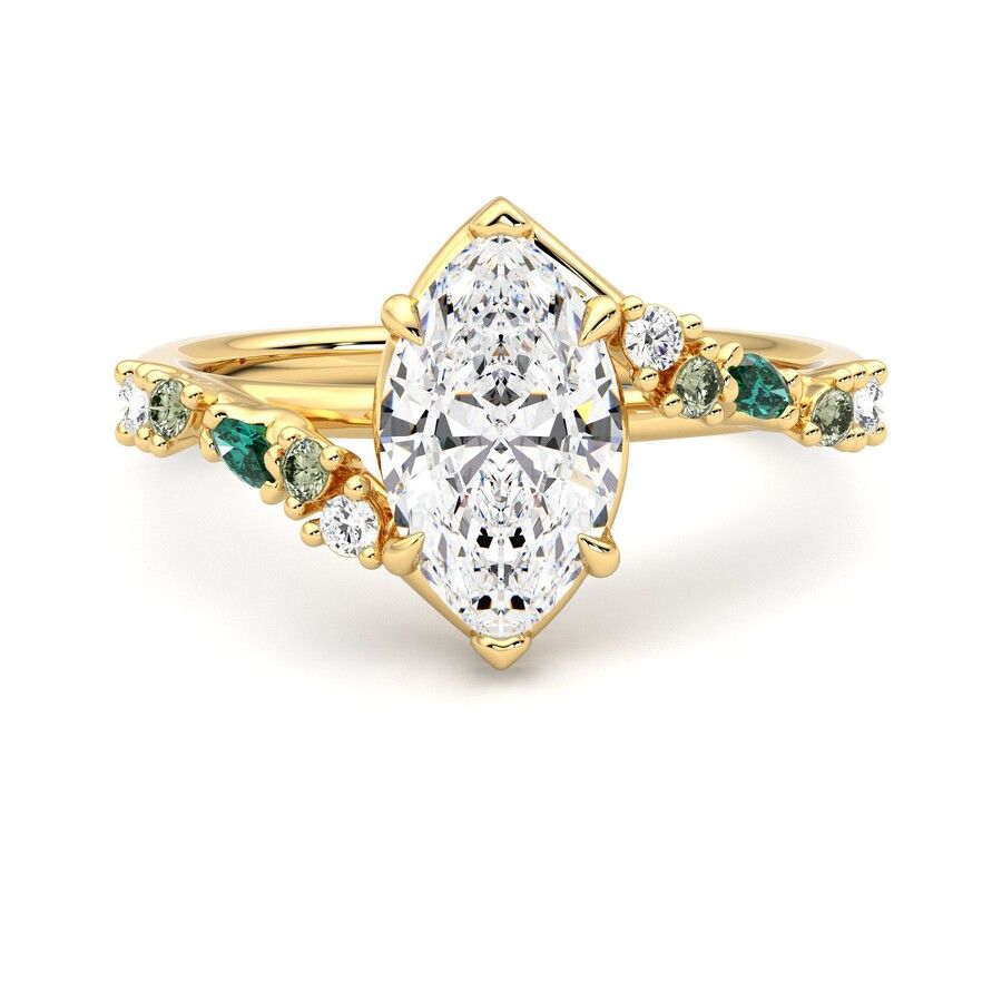 Taylor & Hart Avalon Marquise Engagement Ring 1