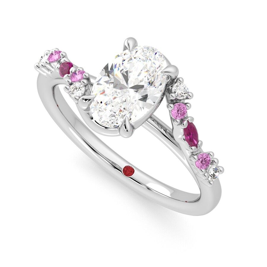 Taylor & Hart Avalon Oval Engagement Ring 0