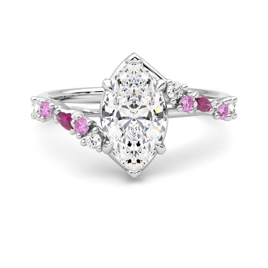 Taylor & Hart Avalon Marquise Engagement Ring 0