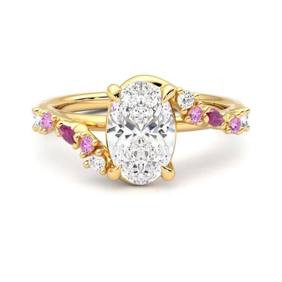 Taylor & Hart Avalon Oval Engagement Ring 0