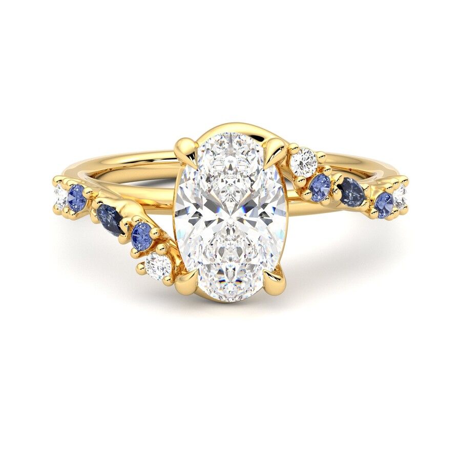 Taylor & Hart Avalon Oval Engagement Ring 0