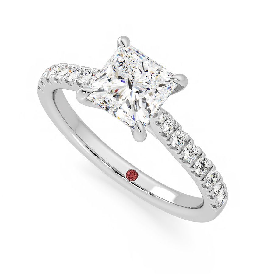 Taylor & Hart Aurora Princess Engagement Ring 0