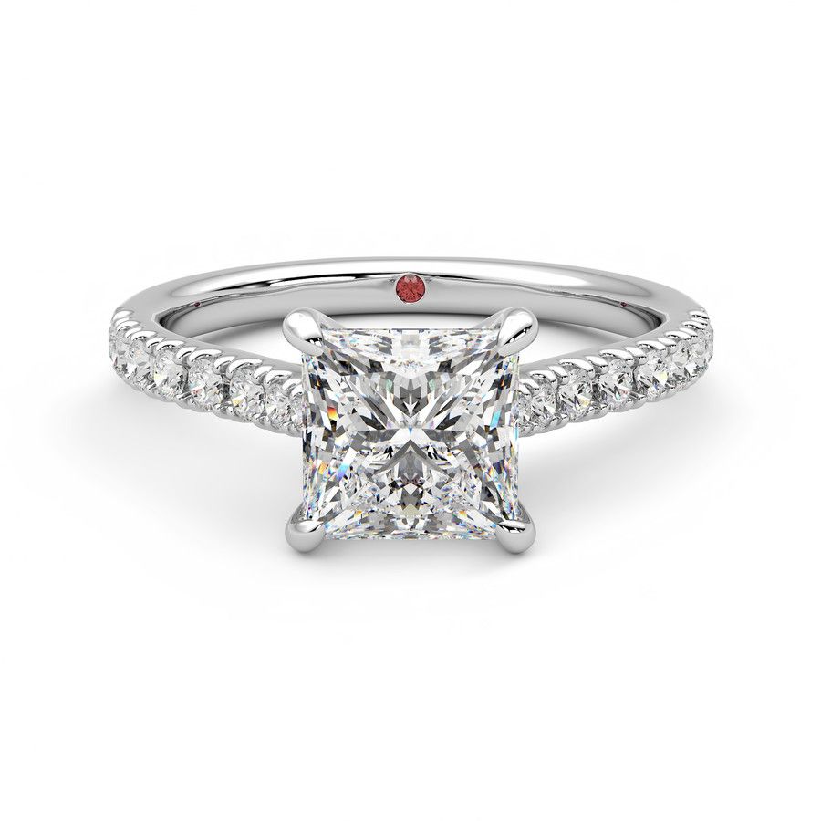 Taylor & Hart Aurora Princess Engagement Ring 0