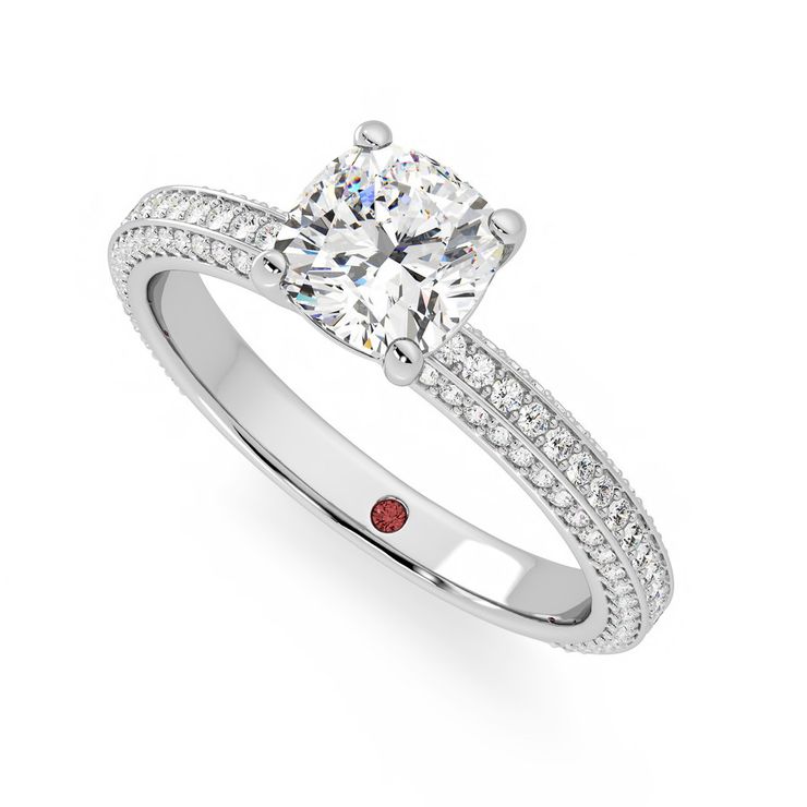 Taylor & Hart Halcyon Cushion Engagement Ring 0