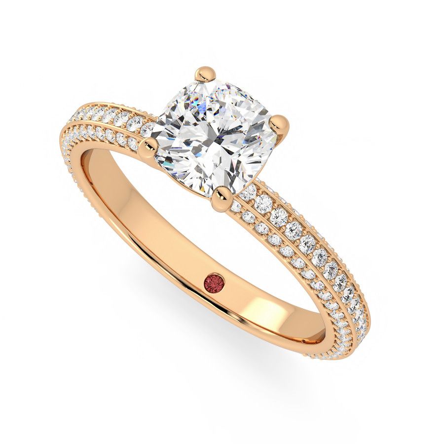 Taylor & Hart Halcyon Cushion Engagement Ring 0