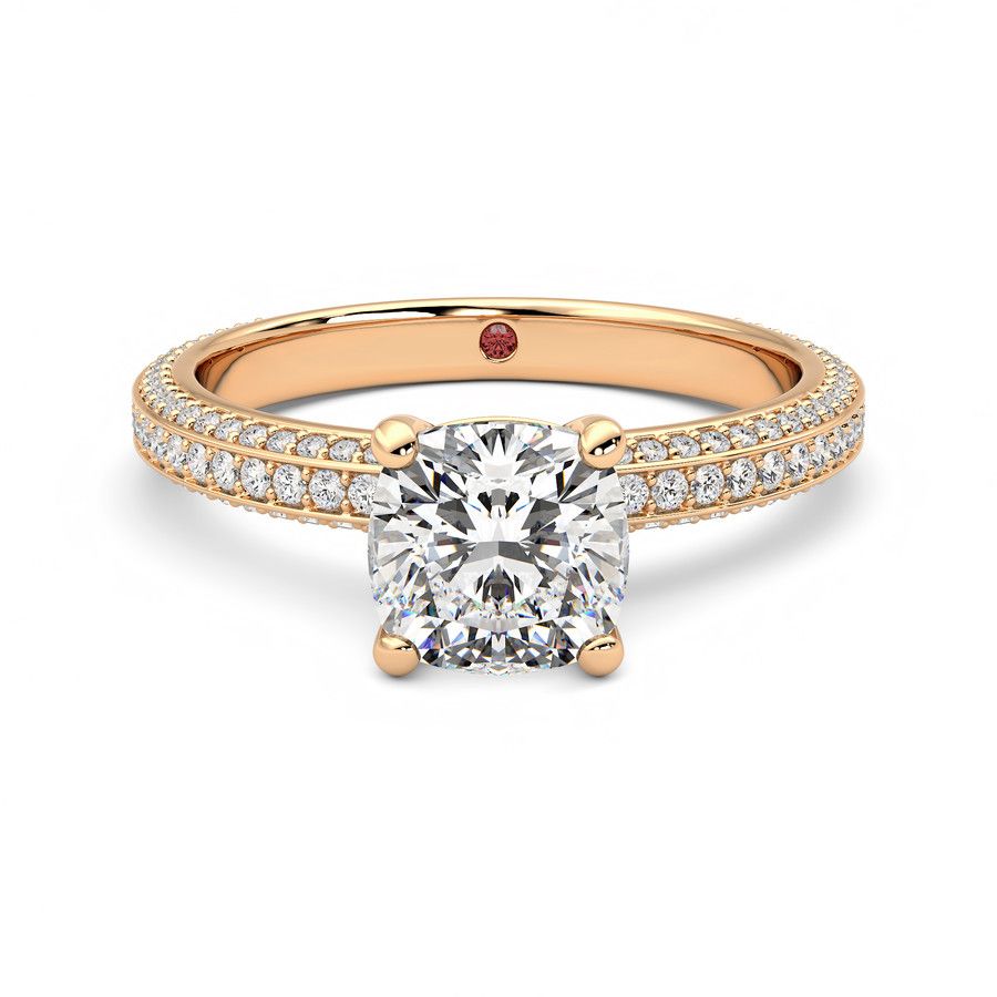 Taylor & Hart Halcyon Cushion Engagement Ring 2