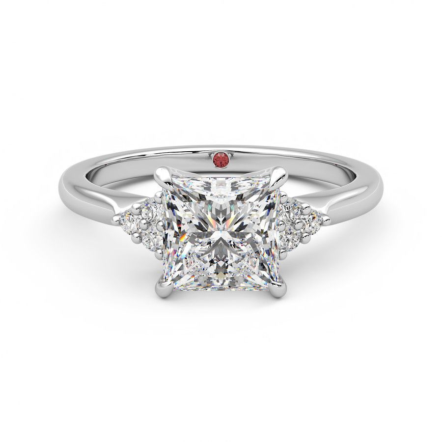 Taylor & Hart Divinity Princess Engagement Ring 0