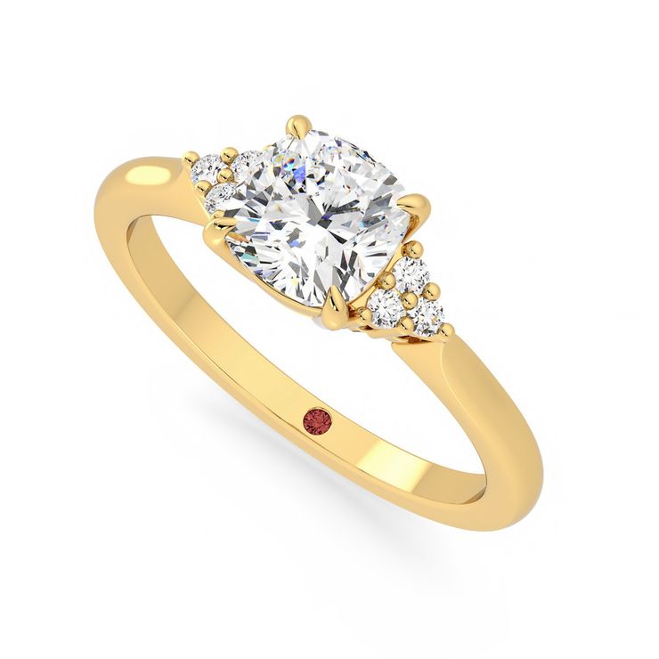 Taylor & Hart Divinity Cushion Engagement Ring 0