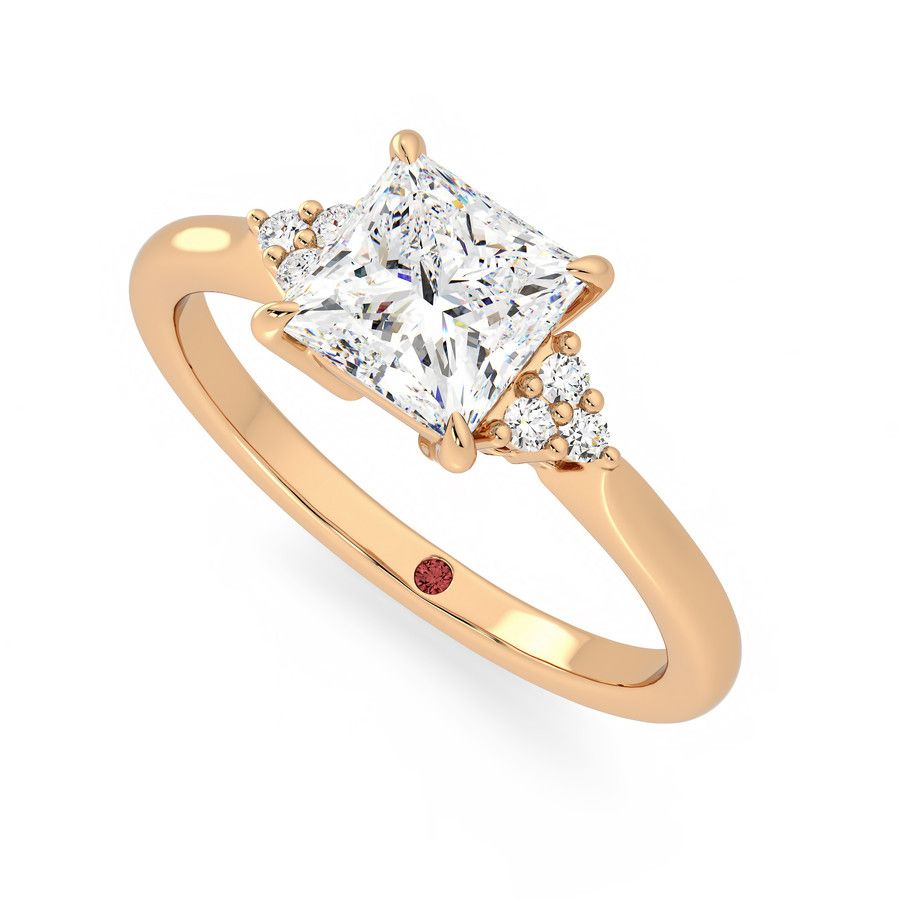 Taylor & Hart Divinity Princess Engagement Ring 0