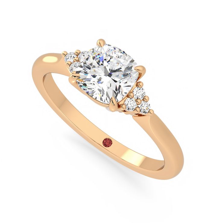 Taylor & Hart Divinity Cushion Engagement Ring 0