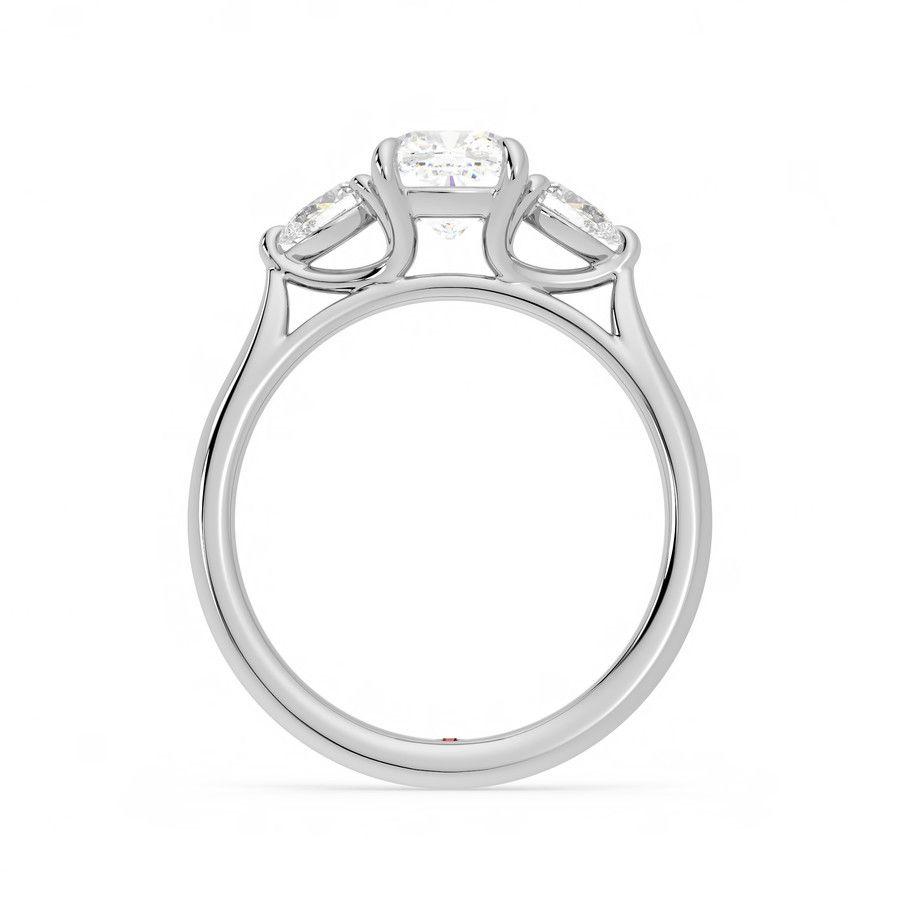 Taylor & Hart Affinity Cushion Engagement Ring 1