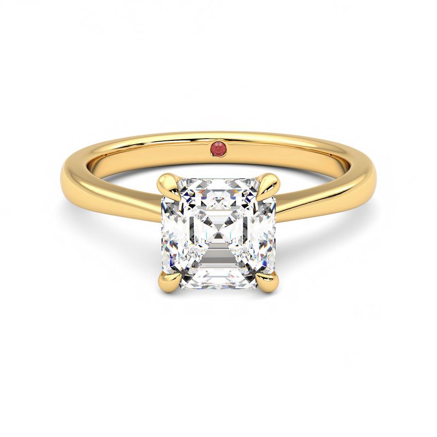 Taylor & Hart Elysium Asscher Engagement Ring 2