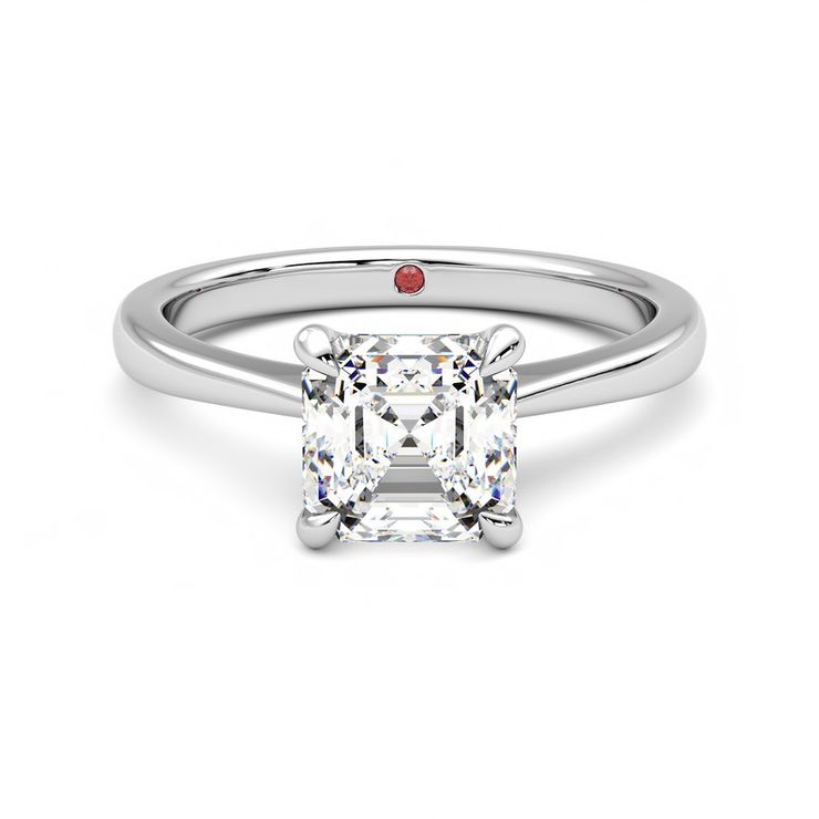 Taylor & Hart Elysium Asscher Engagement Ring 0