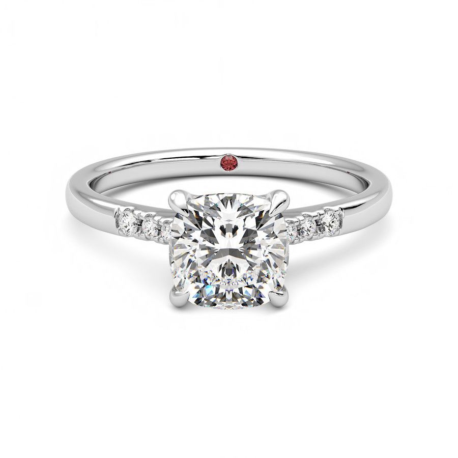 Taylor & Hart Lissome Cushion Engagement Ring 2