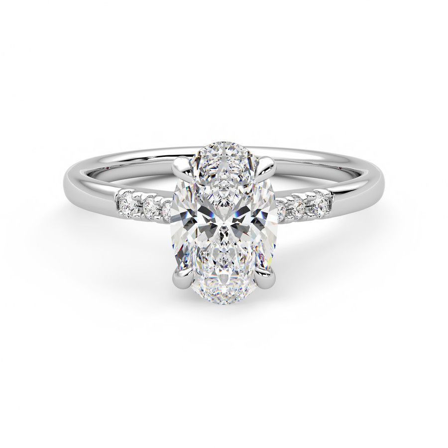 Taylor & Hart Lissome Oval Engagement Ring 2