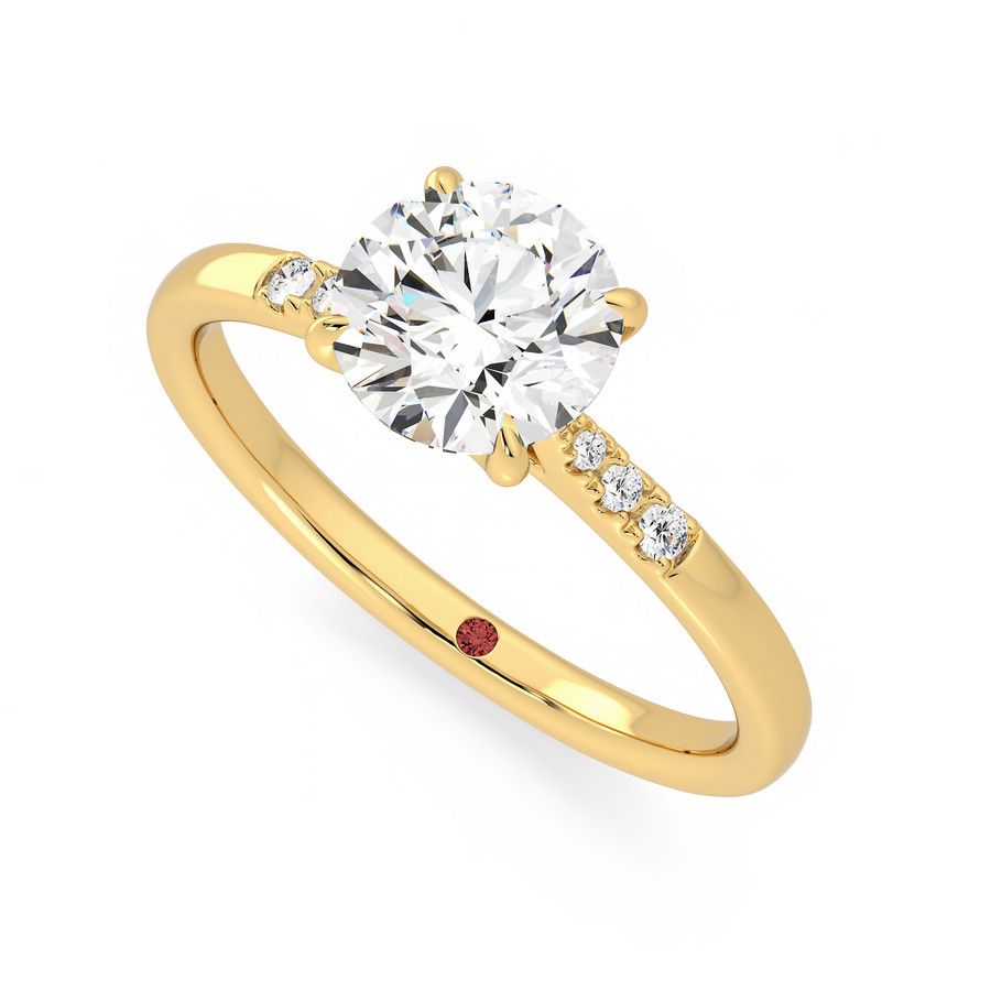 Taylor & Hart Lissome Round Engagement Ring 0