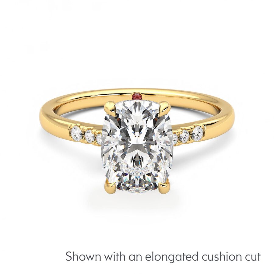 Taylor & Hart Lissome Cushion Engagement Ring 3