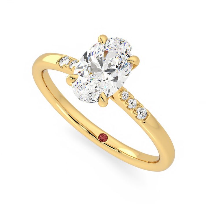 Taylor & Hart Lissome Oval Engagement Ring 0