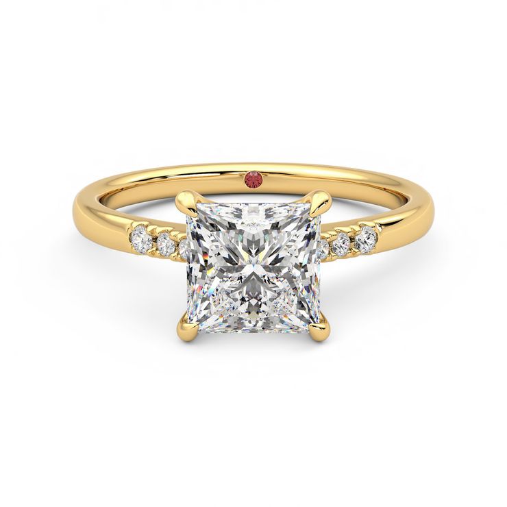 Taylor & Hart Lissome Princess Engagement Ring 0