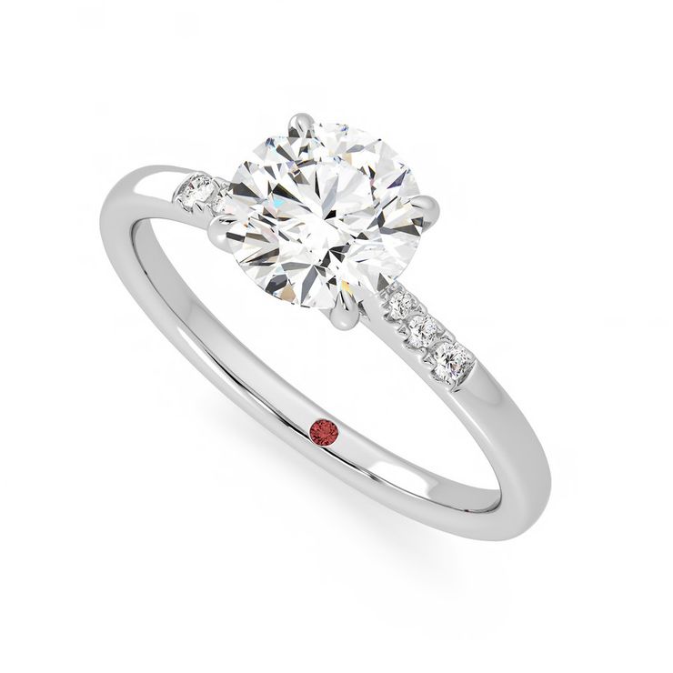 Taylor & Hart Lissome Round Engagement Ring 0