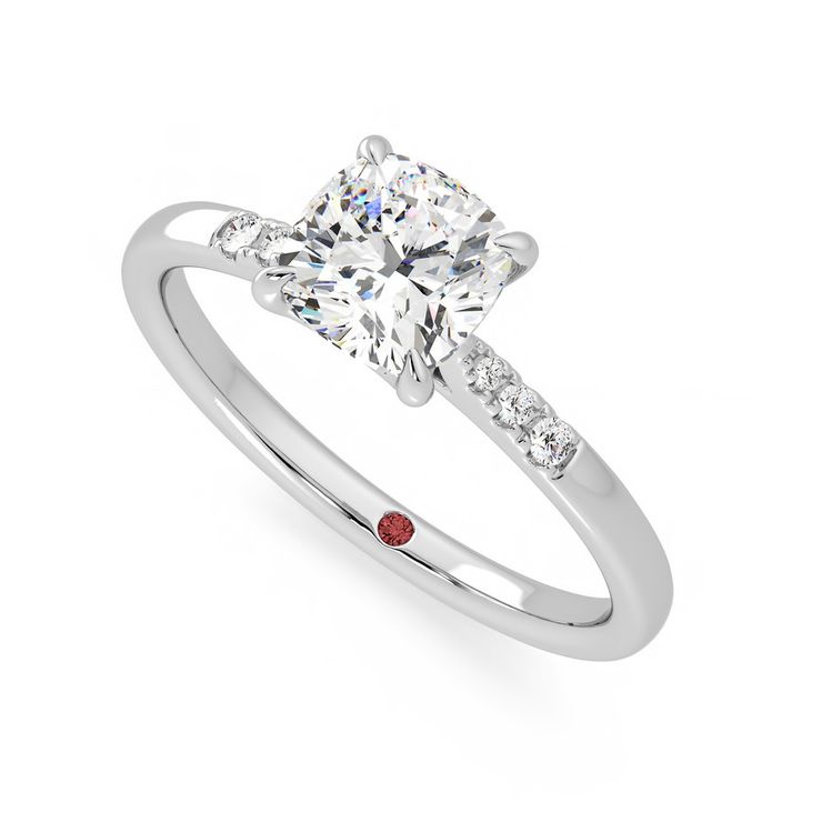 Taylor & Hart Lissome Cushion Engagement Ring 0