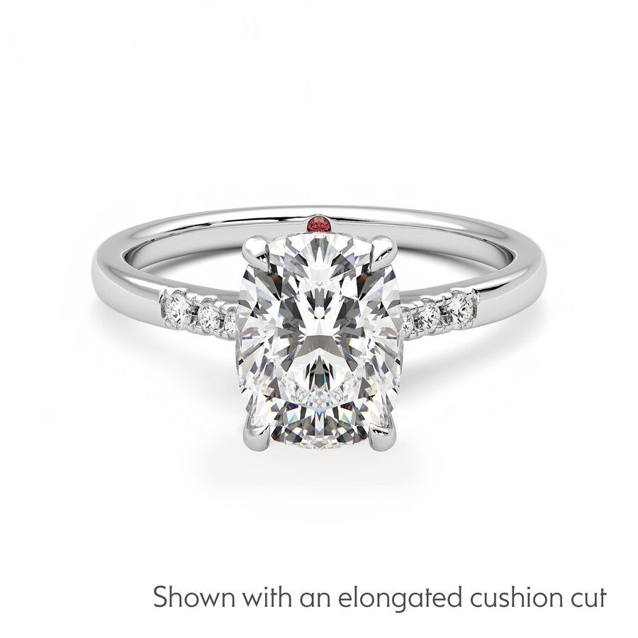 Taylor & Hart Lissome Cushion Engagement Ring 3