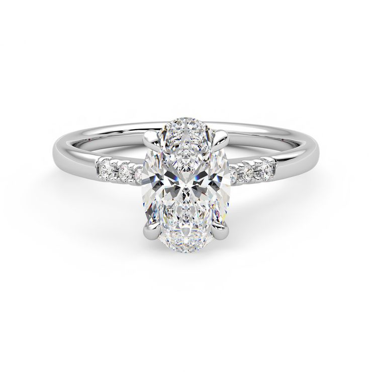 Taylor & Hart Lissome Oval Engagement Ring 0