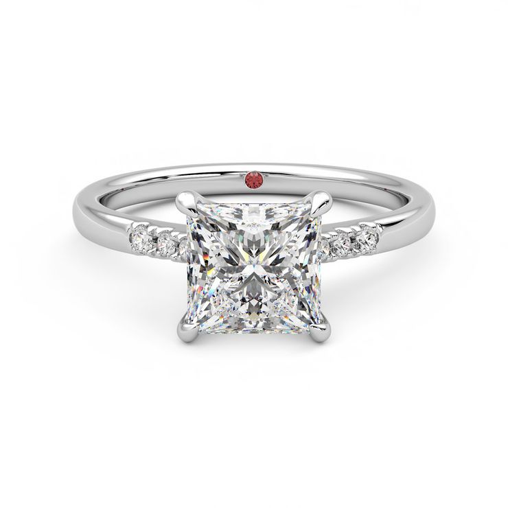 Taylor & Hart Lissome Princess Engagement Ring 0