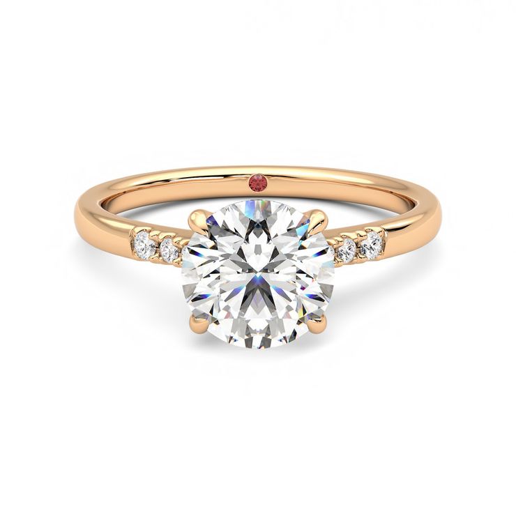 Taylor & Hart Lissome Round Engagement Ring 0