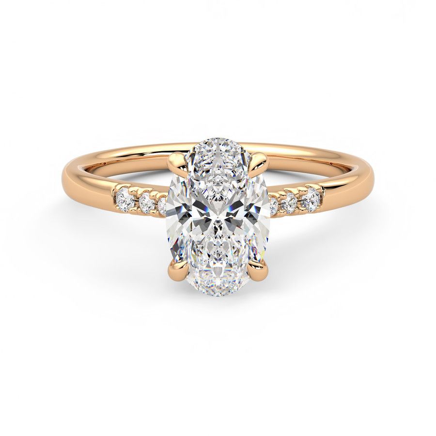 Taylor & Hart Lissome Oval Engagement Ring 0