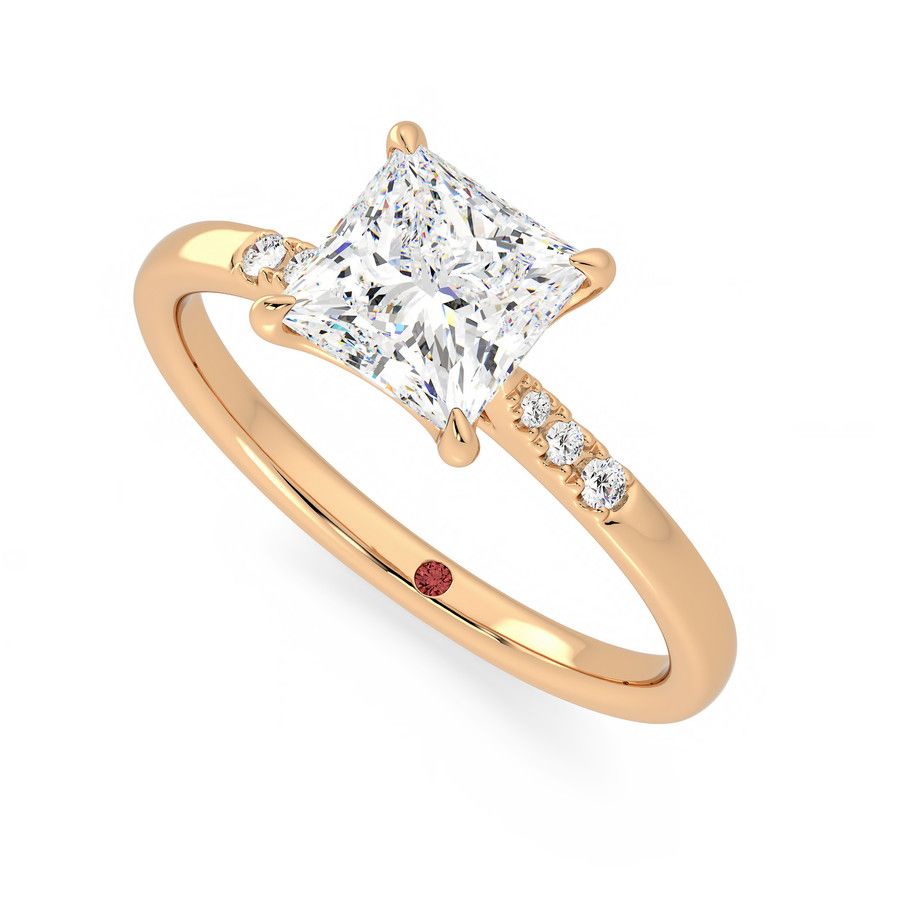 Taylor & Hart Lissome Princess Engagement Ring 0