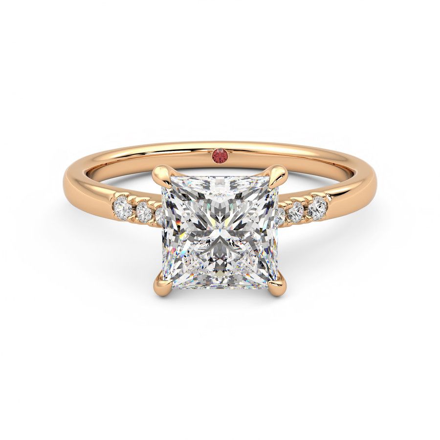 Taylor & Hart Lissome Princess Engagement Ring 0