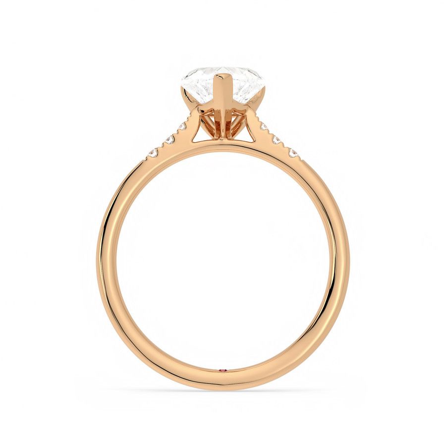 Taylor & Hart Lissome Heart Engagement Ring 1