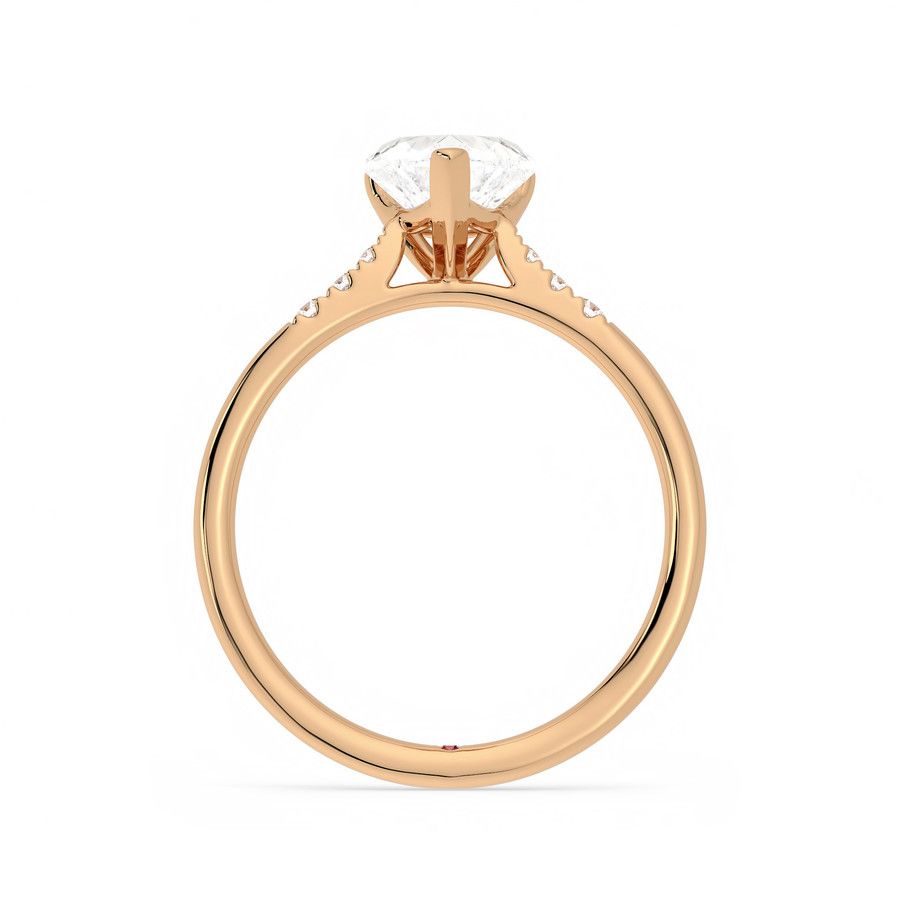 Taylor & Hart Lissome Heart Engagement Ring 1