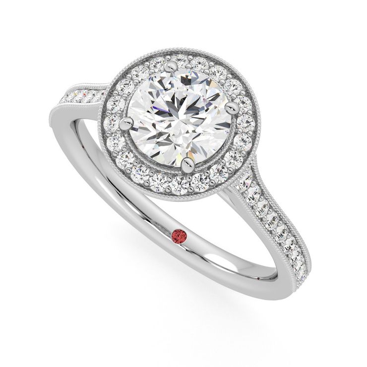 Taylor & Hart Talisman Round Engagement Ring 0