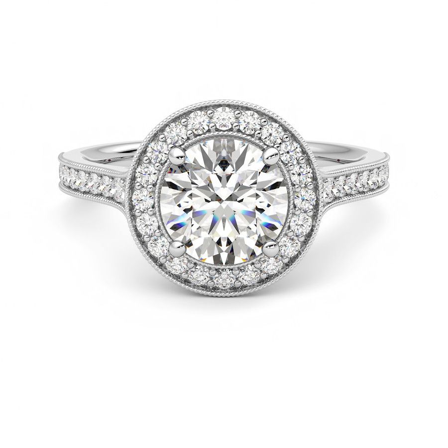 Taylor & Hart Talisman Round Engagement Ring 2