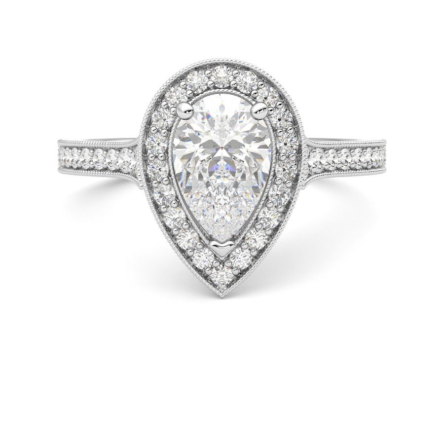 Taylor & Hart Talisman Pear Engagement Ring 2