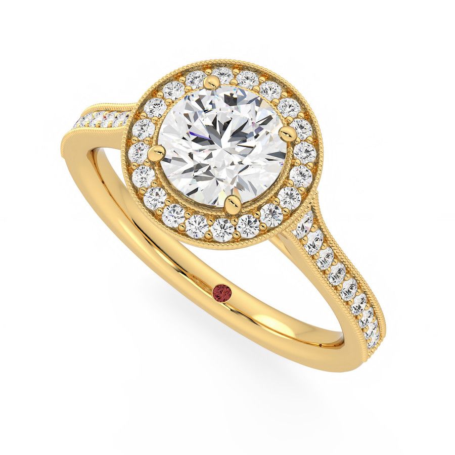 Taylor & Hart Talisman Round Engagement Ring 0