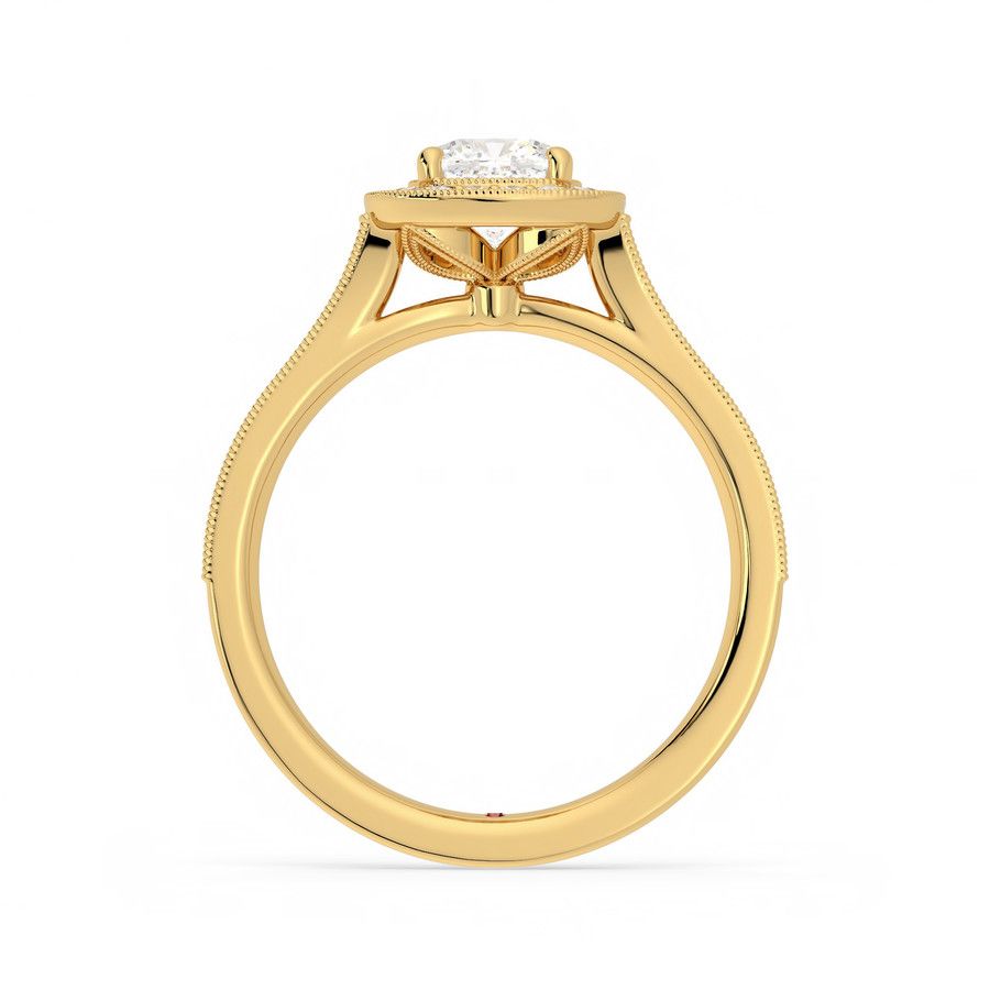 Taylor & Hart Talisman Cushion Engagement Ring 1