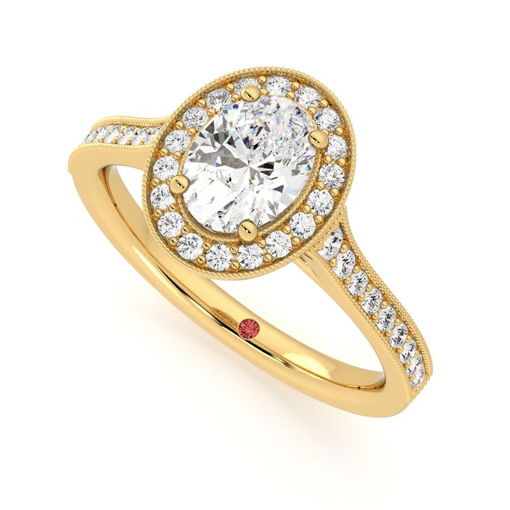 Taylor & Hart Talisman Oval Engagement Ring 0