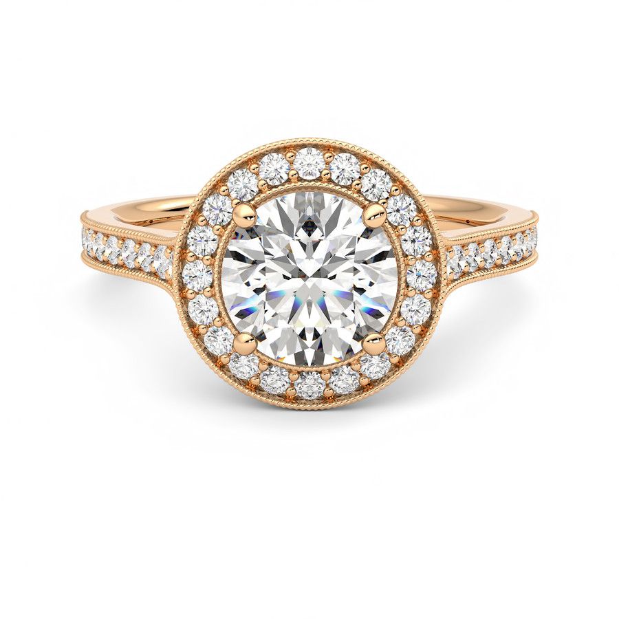 Taylor & Hart Talisman Round Engagement Ring 0