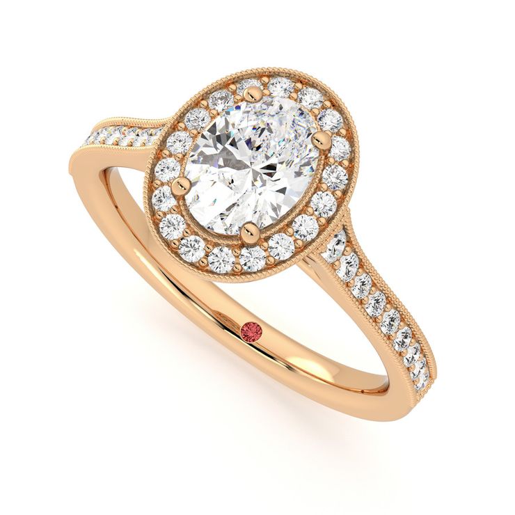 Taylor & Hart Talisman Oval Engagement Ring 0