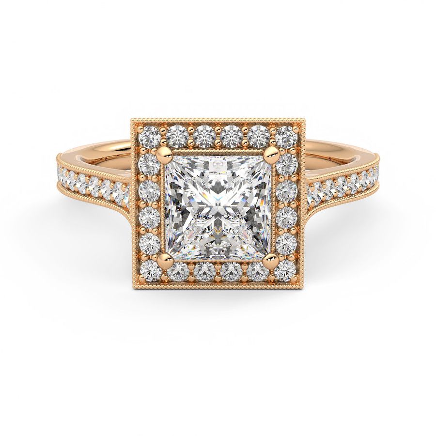 Taylor & Hart Talisman Princess Engagement Ring 2