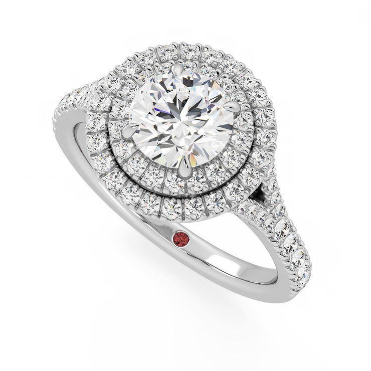 Taylor & Hart Stella Round Engagement Ring 0