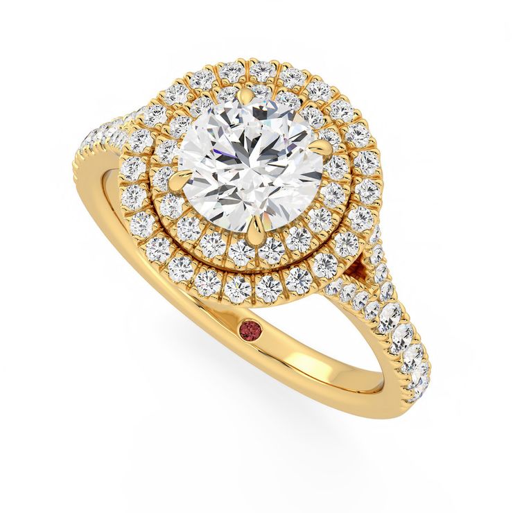 Taylor & Hart Stella Round Engagement Ring 0