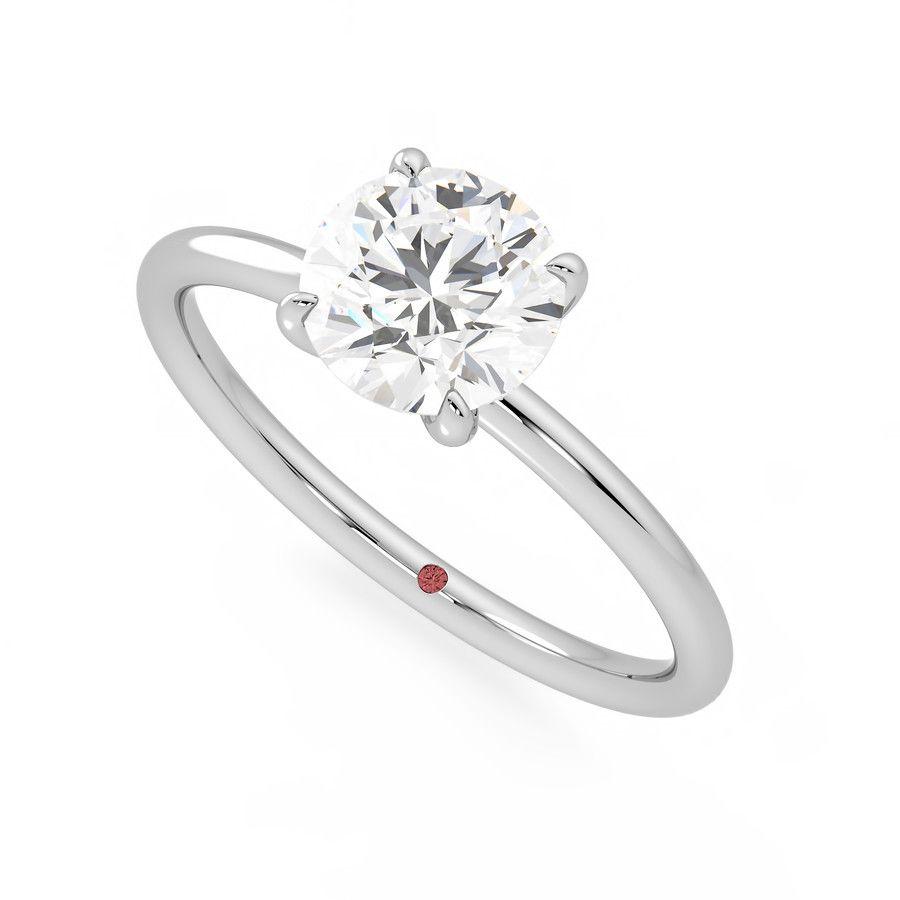 Taylor & Hart Demure Round Engagement Ring 0