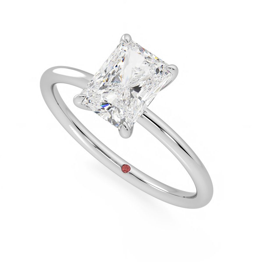 Taylor & Hart Demure Radiant Engagement Ring 0