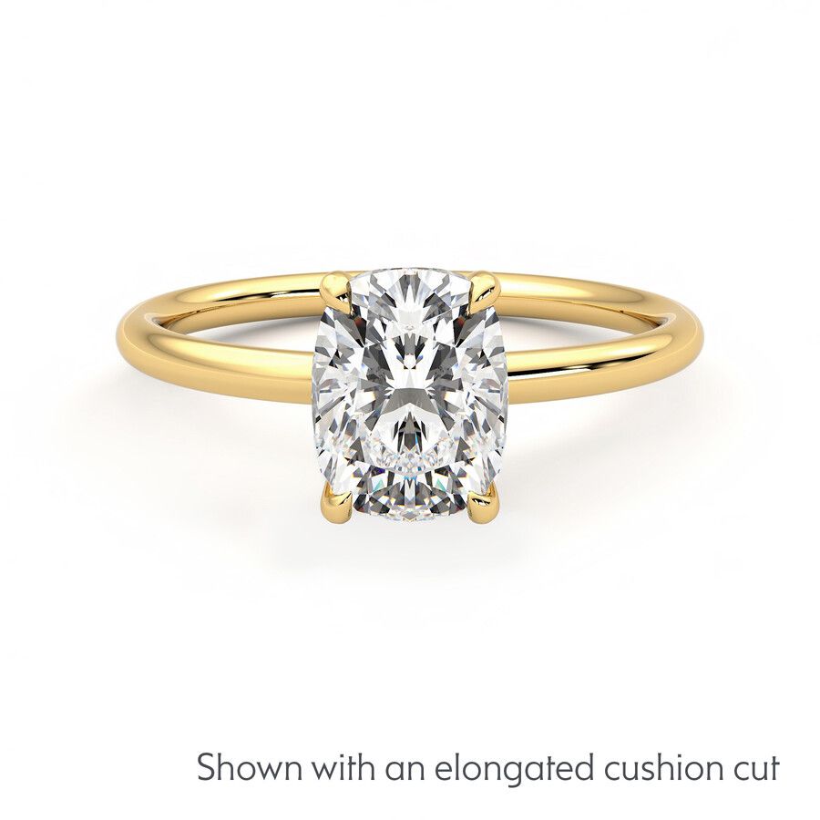 Taylor & Hart Demure Cushion Engagement Ring 4