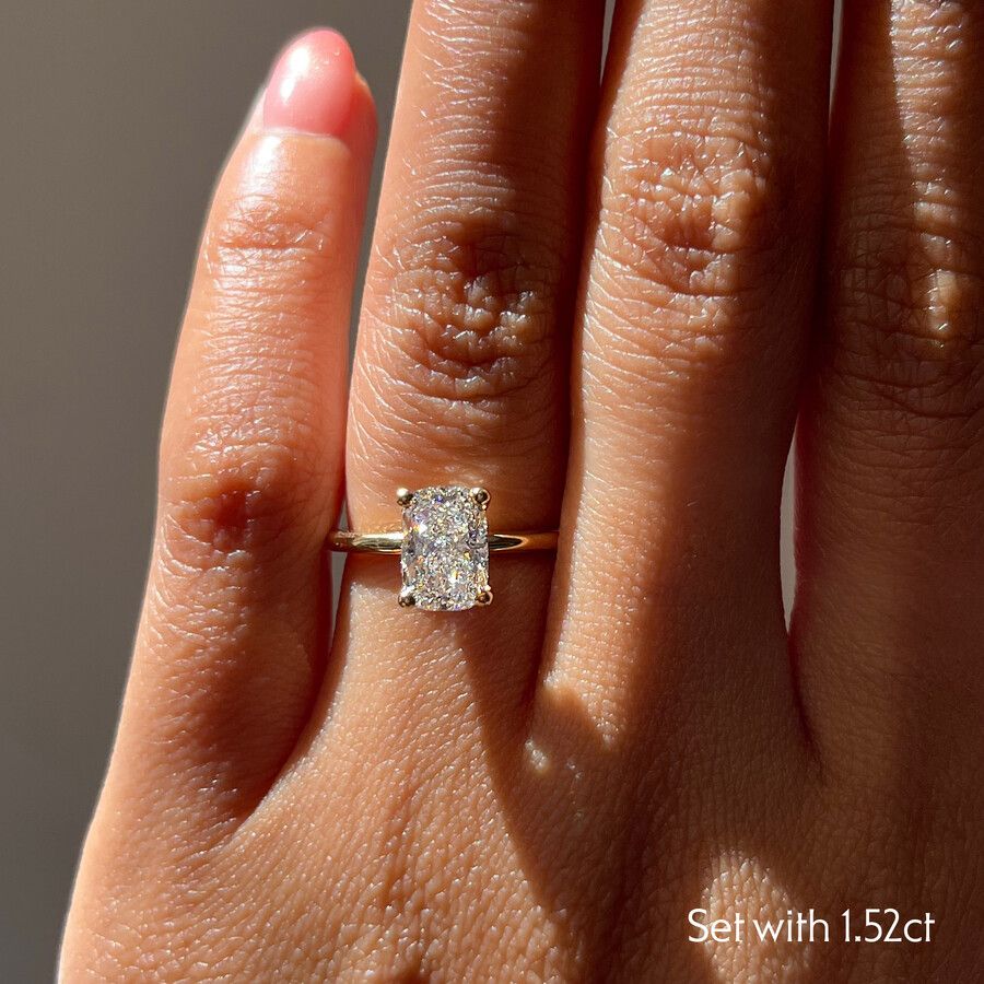 Taylor & Hart Demure Cushion Engagement Ring 3
