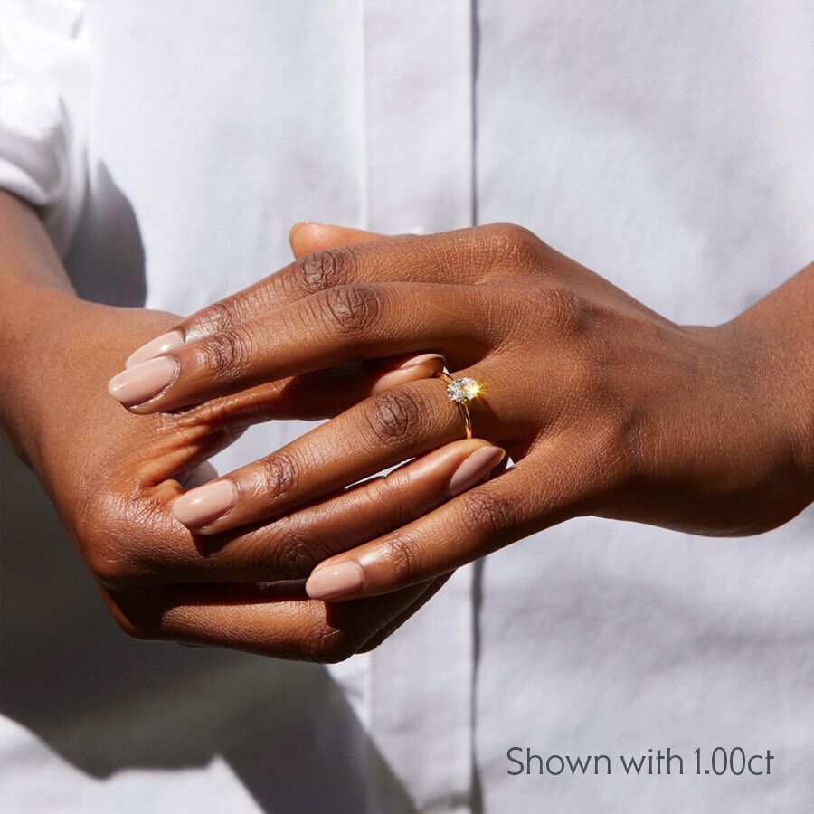 Taylor & Hart Demure Oval Engagement Ring 6